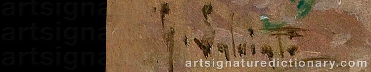 Authentic signature by Giovanni SALVIATI on  artwork