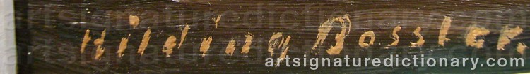 Signature by Hilding BOSSLER