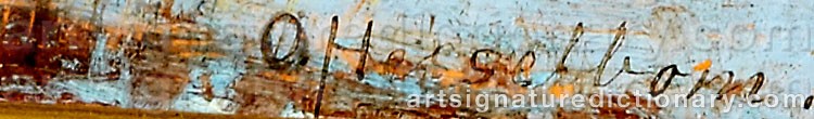 Signature by Otto HESSELBOM