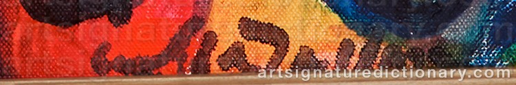 Signature by André MASSON