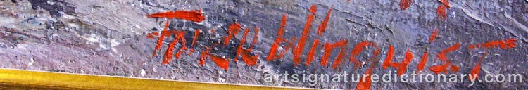 Signature by Folke WINQUIST