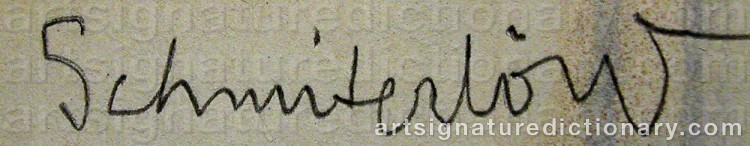 Signature by Bertram SCHMITERLÖW