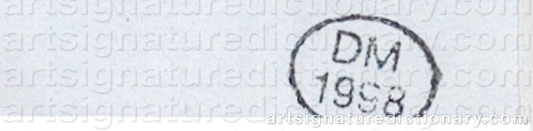 Authentic signature by Dora MAAR on  artwork