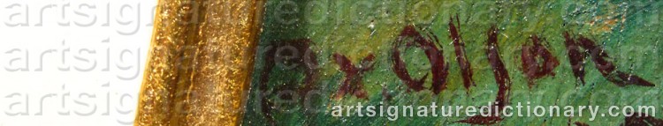Signature by Axel OLSON