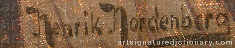 Signature by Henrik NORDENBERG