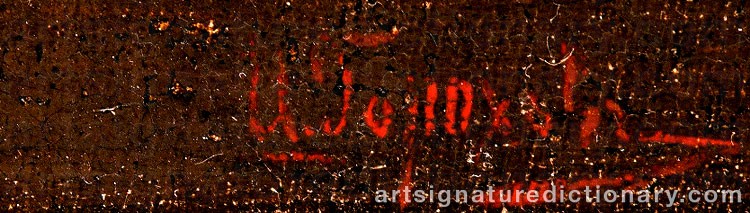 Authentic signature by Ivan Lavrentievich GOROCHOV on artwork