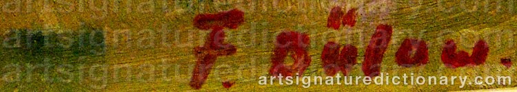 Signature by Folke BÜLOW