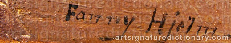 Signature by Fanny HJELM