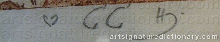 Signature by Horst JANSSEN