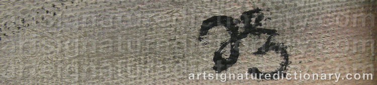 Signature by Hugo ZUHR