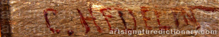 Signature by Carl Axel HEDELIN