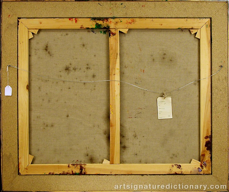 Close-up details showing Bengt LINDSTRÖM signature forgery characteristics