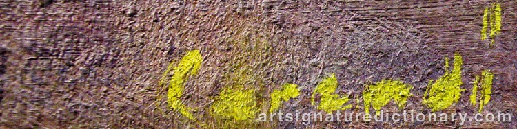 Signature by Kurt CARENDI