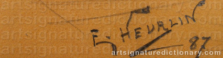 Signature by Erland HEURLIN