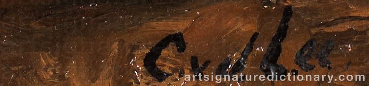 Authentic signature by Jacoba Adriana Van Der ‘Coba’ LEE on  artwork