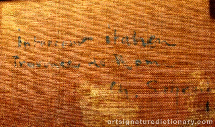 Close-up details showing Eilif PETERSSEN signature forgery characteristics