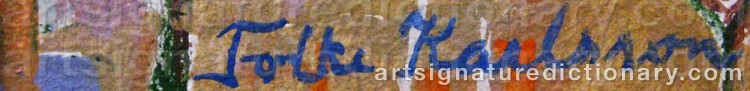 Signature by Folke KARLSSON