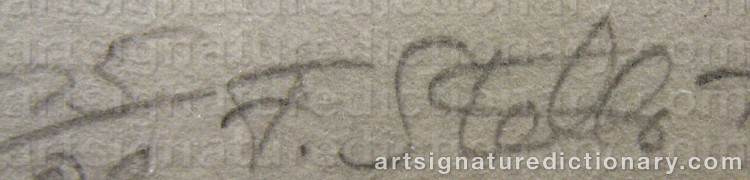 Signature by Frank STELLA