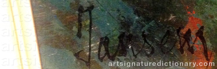 Authentic signature by Jean JANSEM on Painting/Watercolour artwork