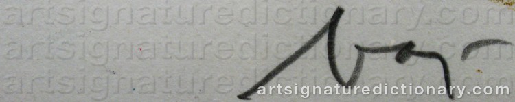 Signature by Enrico BAJ