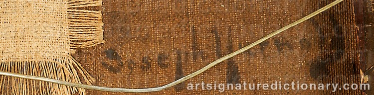 Authentic signature by Joseph W. YARNOLD on Painting/Watercolour artwork