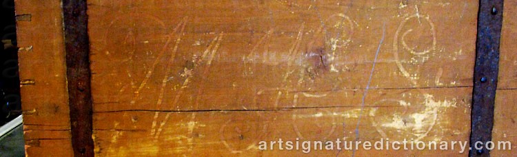 Authentic signature by Mattias ‘Mhs’ HANSSON on  artwork