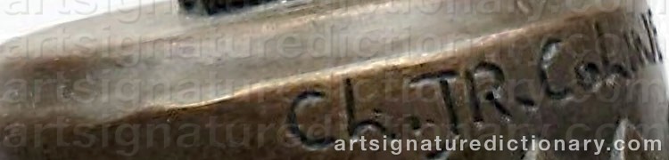 Authentic signature by Claire Jeanne Roberte COLINET on  artwork