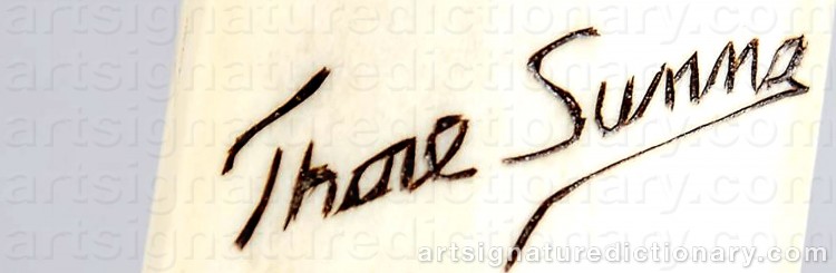 Signature by Tore (Sami Artist) SUNNA