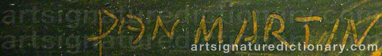 Signature by Dan-Martin ‘Dan Martin’ MASELL