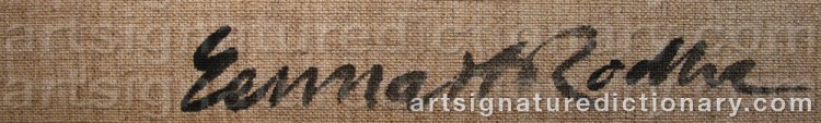 Signature by Lennart RODHE
