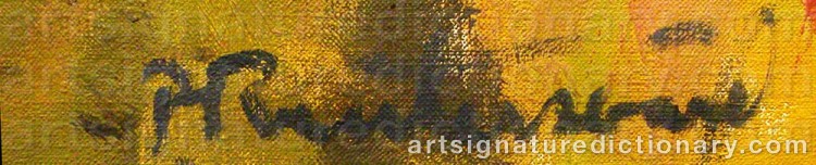 Signature by Patrik REUTERSWÄRD