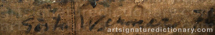 Signature by Gösta WERNER