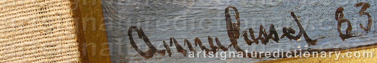 Signature by Anna CASSEL