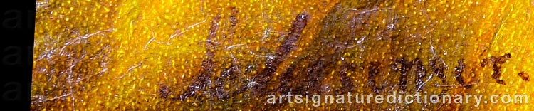 Authentic signature by Henry Guillaume SCHLESINGER on  artwork