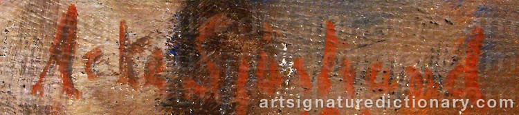 Signature by Acke SJÖSTRAND