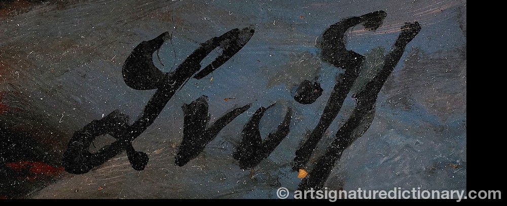 Authentic signature by Peter Ivanovich LVOV on  artwork
