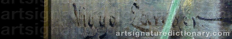 Signature by Viggo LANGER