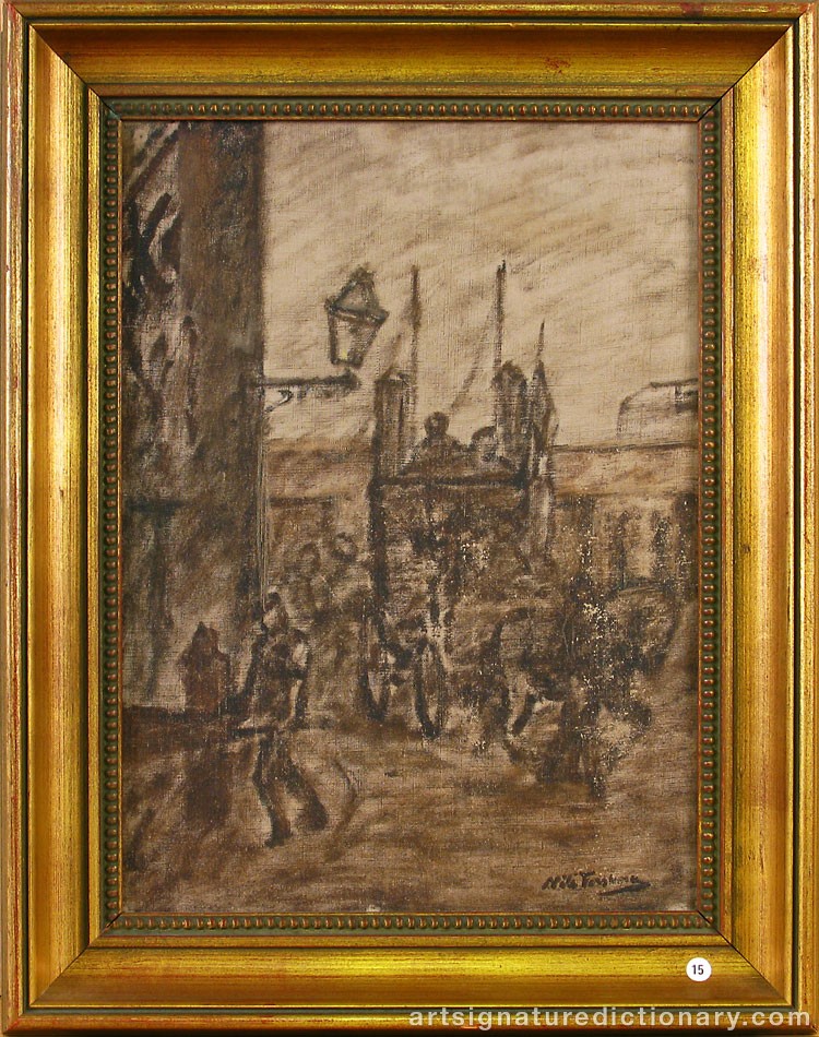 Close-up details showing Nils The Elder FORSBERG signature forgery characteristics