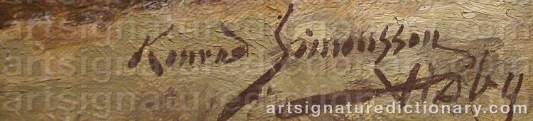 Signature by Konrad SIMONSSON