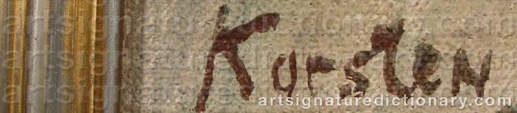 Signature by Ludvig KARSTEN