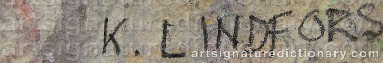 Signature by Kent LINDFORS