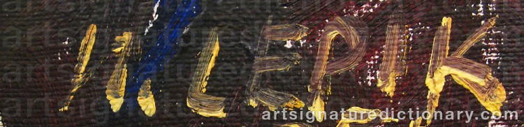 Signature by Hugo LEPIK