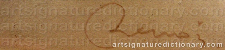 Signature by Pierre Auguste RENOIR