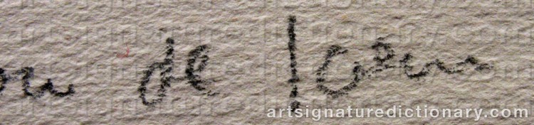 Signature by Asger JORN