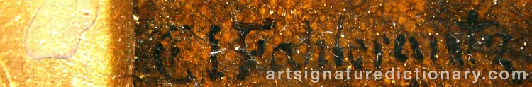 Signature by Carl Johan FAHLCRANTZ