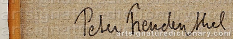 Signature by Peter FREUDENTHAL