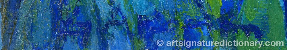 Authentic signature by Georges AKOPIAN on  artwork