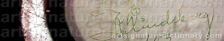 Signature by Karl LINDEBERG