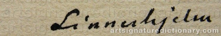 Signature by Jonas Carl LINNERHJELM