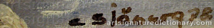 Signature by Curt SJÖBERG